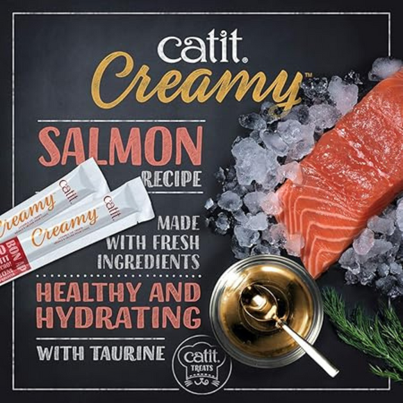 Catit Creamy Lickable Cat Treats 0.5-oz tubes - Cat Treats 4
