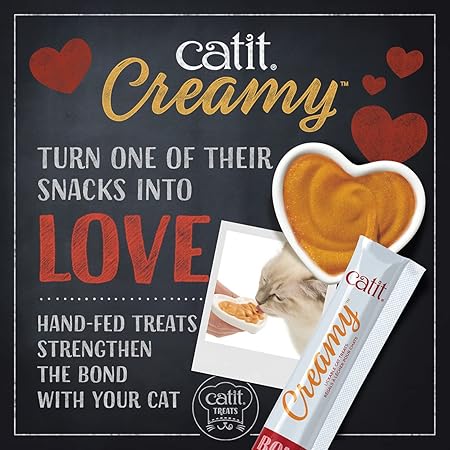 Catit Creamy Lickable Cat Treats 0.5-oz tubes - Cat Treats 7