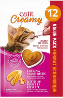 Catit Creamy Lickable Cat Treats 0.5-oz tubes - Chicken & Shrimp / Pack of 12 - Cat Treats 22