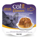 Catit Fish Dinner with Crab Flavor & Pumpkin 2.65-oz - Cat Food 1