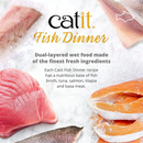 Catit Fish Dinner with Tuna & Carrots Wet Cat Food (2.8 oz) - Cat Food 4