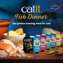 Catit Fish Dinner with Tuna & Carrots Wet Cat Food (2.8 oz) - Cat Food 8
