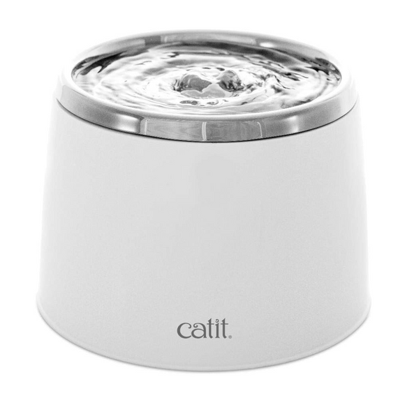 Catit Fresh & Clear Stainless Steel Cat Water Fountain (64 fl. oz.) - Cat Bowls & Feeders 1