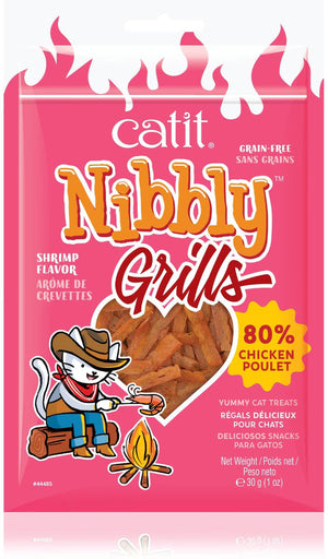 Catit Nibbly Grills Treats for Cats 1.06-oz - Chicken & Shrimp - Cat Treats 1