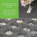 Catit Non-slip Litter Mat For Cats - Cat Litter Box Mats 2