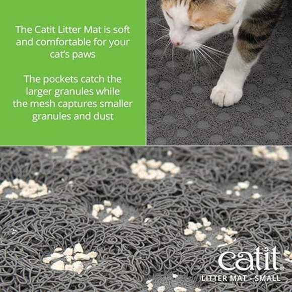 Catit Non-slip Litter Mat For Cats - Cat Litter Box Mats 2