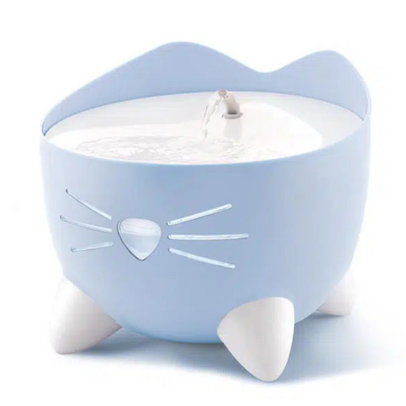 Catit PIXI Smart Drinking Water Fountain For Cats - Light Blue - Cat Bowls & Feeders 10