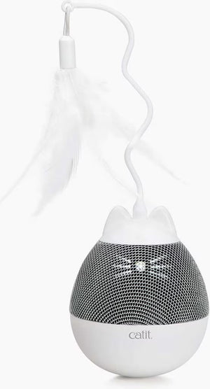 Catit PIXI Spinner Electronic Cat Toy - White/Grey - Cat Toy 1