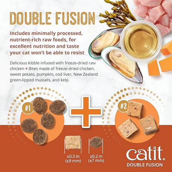 Catit Recipes Double Fusion Cat Food - Cat Food 18