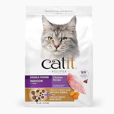 Catit Recipes Double Fusion Cat Food - Indoor / 10lb - Cat Food 14
