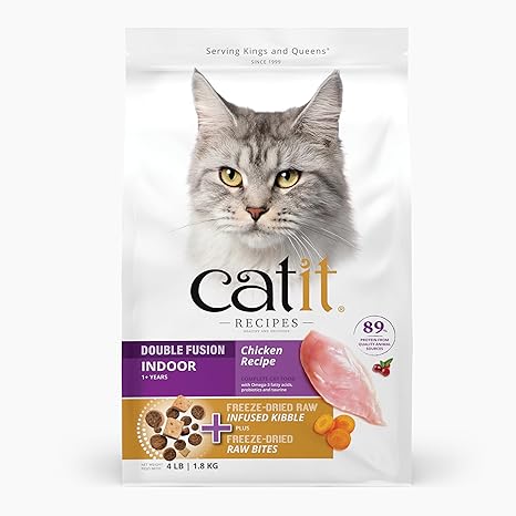 Catit Recipes Double Fusion Cat Food - Indoor / 4lb - Cat Food 8
