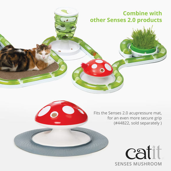 Catit Senses 2.0 Electronic Mushroom Interactive Cat Tory - Cat Toy 6