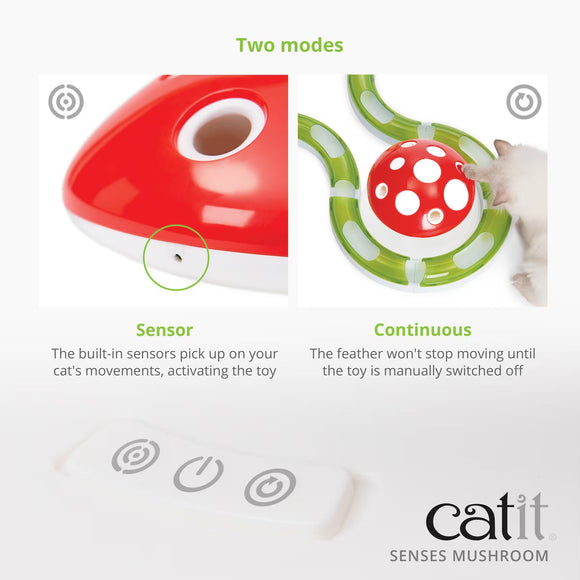 Catit Senses 2.0 Electronic Mushroom Interactive Cat Tory - Cat Toy 5