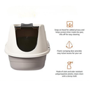 Catit SmartSift Cat Litter Box with Airsift Filter System - Cat Litter Boxes 7