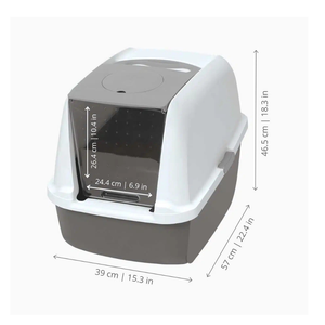 Catit SmartSift Cat Litter Box with Airsift Filter System - Large - Cat Litter Boxes 2