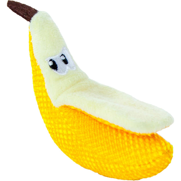 Catstages Banana Cat Dental Chew Toy with Catnip