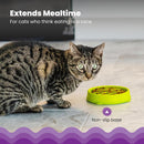 Catstages Kitty Slow Feeder-Green
