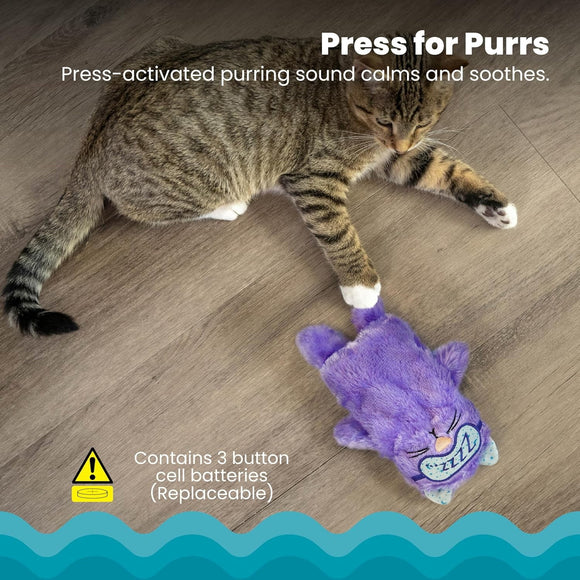 Catstages Purr Pillow Plush Cat Toy Violet - Cat Toys 3