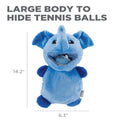 Outward Hound Ball Hogz Elephant Hide and Seek Dog Toy with Tennis Balls