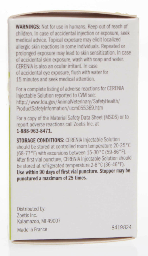 Cerenia (Maropitant Citrate) Injectable Solution 20 mL