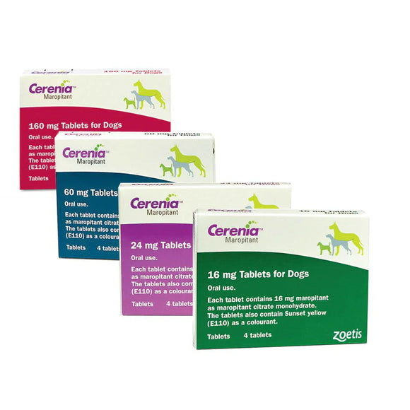 Cerenia (Maropitant Citrate) Tablets for Dogs - Anti Nausea Medication - Pet Medicine 1