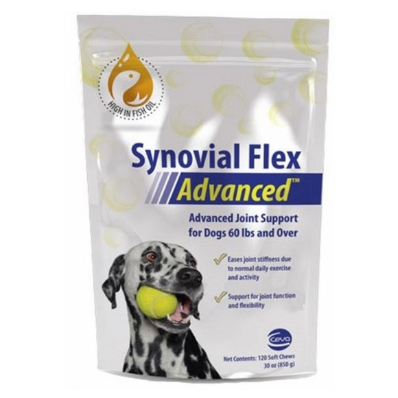 Ceva Synovial Flex Advanced Joint Support Soft Chews for Dogs Over 60 lbs - Dog Hip & Joint Supplements 1