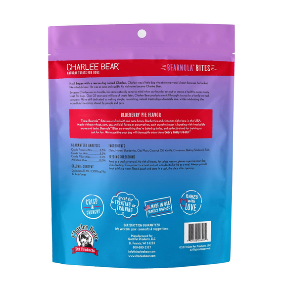 Charlee Bear Bearnola Dog Treats (8 oz) - Dog Treats 3