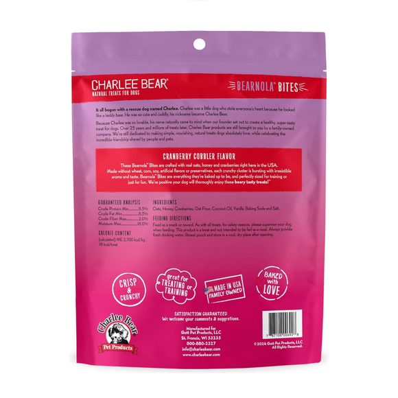 Charlee Bear Bearnola Dog Treats (8 oz) - Dog Treats 10