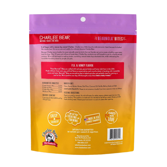 Charlee Bear Bearnola Dog Treats (8 oz) - Dog Treats 16