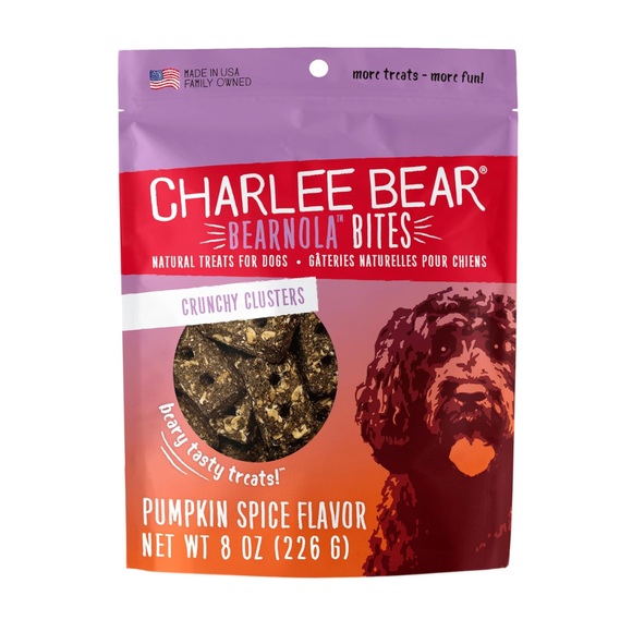 Charlee Bear Bearnola Dog Treats (8 oz) - Pumpkin Spice - Dog Treats 21