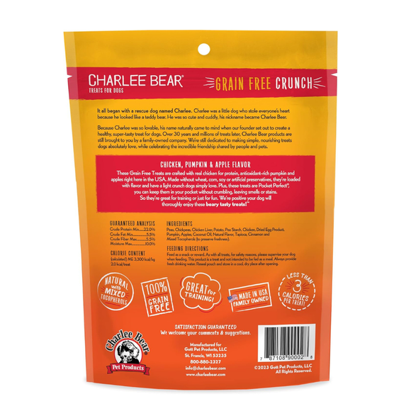 Charlee Bear Grain Free Crunch Dog Treats (8 oz) - Dog Treats 14