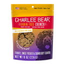 Charlee Bear Grain Free Crunch Dog Treats (8 oz) - Turkey, Sweet Potato, & Cranberry - Dog Treats 1