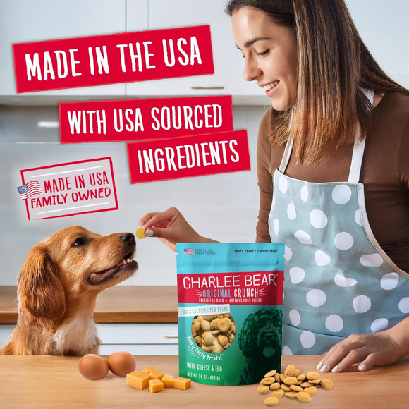 Charlee Bear Grain Free Crunch Dog Treats (8 oz) - Dog Treats 8