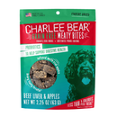 Charlee Bear Meaty Bites Dog Treats (2.25 oz) - Beef Liver & Apples - Dog Treats 1