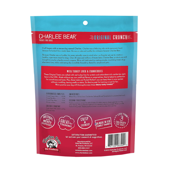Charlee Bear Original Crunch Dog Treats - Dog Treats 21