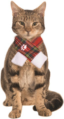 Christmas Scarf Pet Plaid Small/Medium Costume.