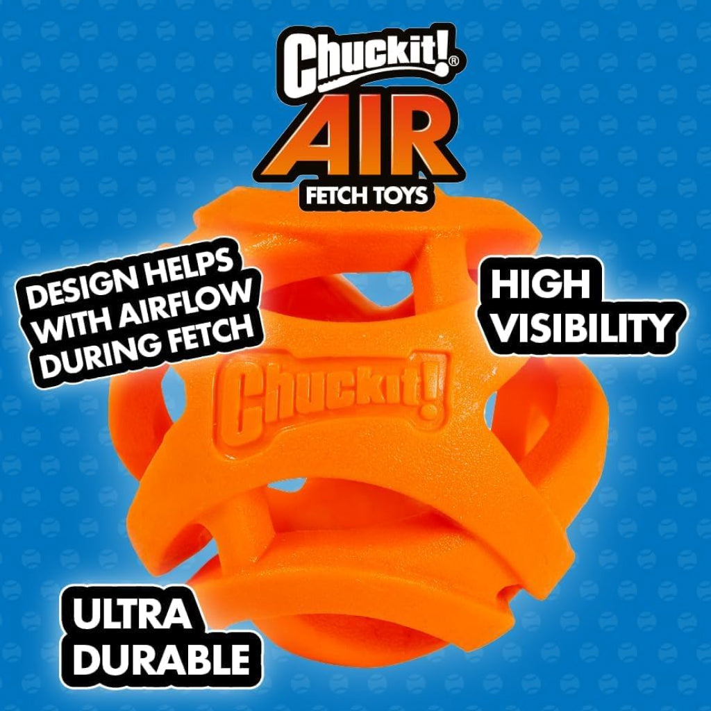 Chuckit! Breathe Right Air Fetch Ball - Durable Fetch Toy for Dogs