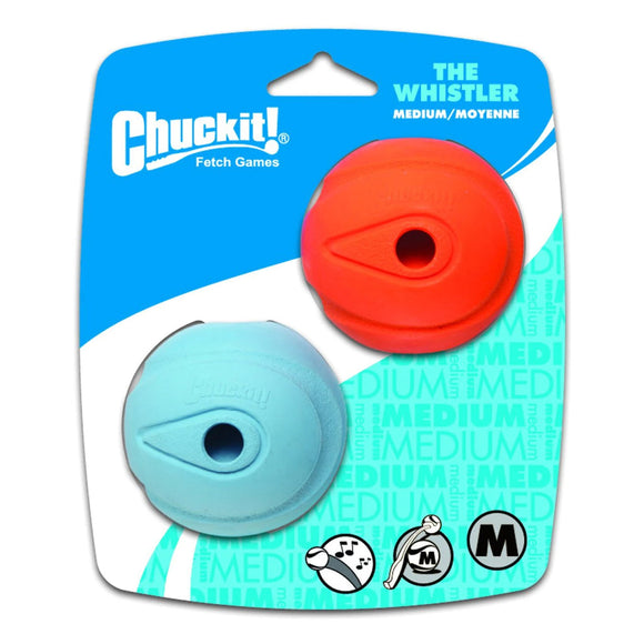 Chuckit! The Whistler Ball Toy For Dogs - Medium (2 pack) - Dog Toys 6