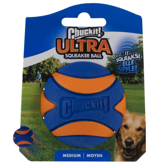 Chuckit! Ultra Squeaker Ball Toy For Dogs Medium - 1 Ball - Dog Toys 9