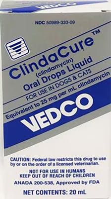Clindamycin 25mg/ml Oral Drops (20ml) (Manufacturer may vary) - Pet Medicine 6