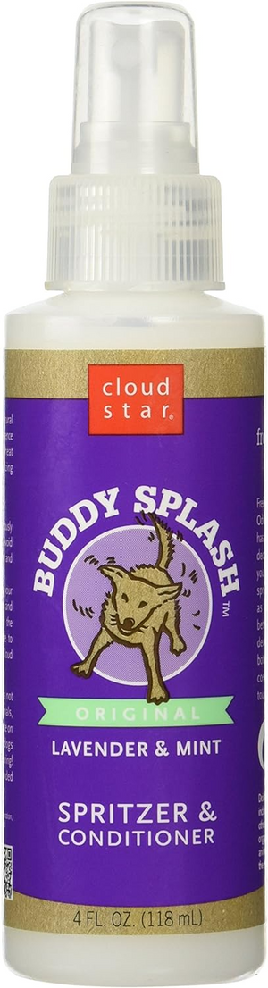 Cloud Star Buddy Splash Lavender & Mint Dog Spritzer & Conditioner - 4 oz - Dog Shampoos & Conditioners 1
