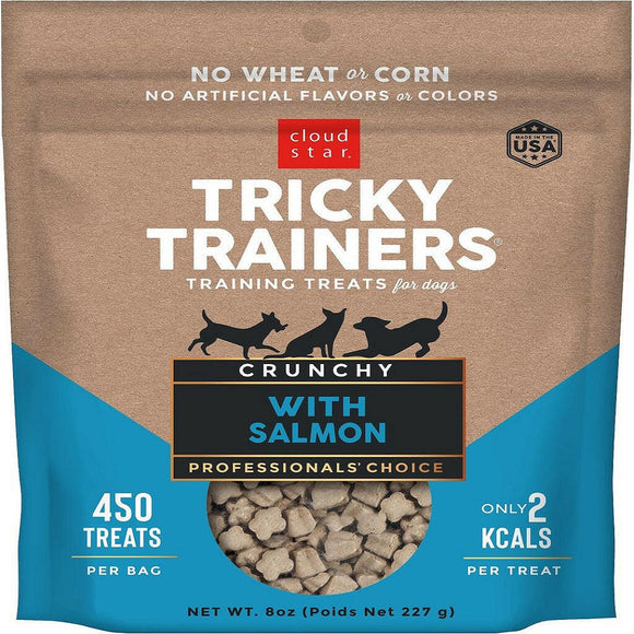 Cloud Star Tricky Trainers Crunchy Dog Treats Salmon (8 oz)