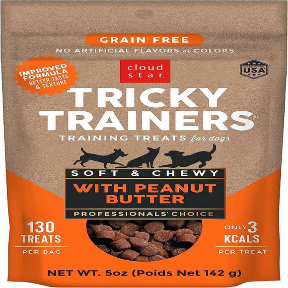 Cloud Star Tricky Trainers Soft & Chewy Peanut Butter Dog Treats - 5 oz - Soft & Chewy Dog Treats 9