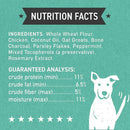 Cloud Star Wag More Bark Less Chicken, Charcoal, Parsley & Mint Dental Biscuits For Dogs(14 oz)