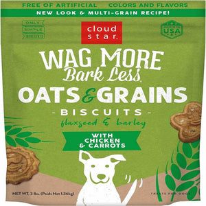 Cloud Star Wag More Bark Less Chicken and Carrot Crunchy Dog Treats (3 lb)