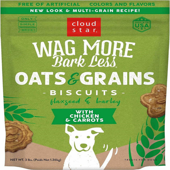 Cloud Star Wag More Bark Less Chicken and Carrot Crunchy Dog Treats (3 lb)