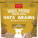 Cloud Star Wag More Bark Less Oats & Grains Peanut Butter Crunchy Dog Biscuits - 3 lbs - Soft & Chewy Dog Treats 9