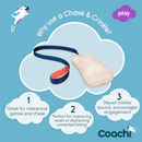 Coachi Tuggi Chase & Crinkle Dog Toy - Dog Toys 3
