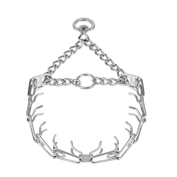 COASTAL Herm Sprenger Pinch Collar - Steel Chrome-Plated / Small (12in x 2.25mm) - Pet Collars & Harnesses 4