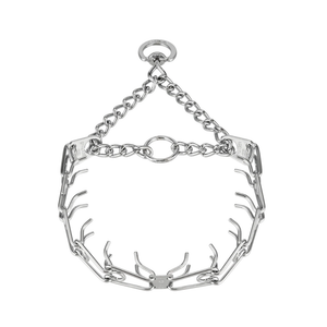 COASTAL Herm Sprenger Pinch Collar - Steel Chrome-Plated / X-Large (20in x 3.8mm) - Pet Collars & Harnesses 1